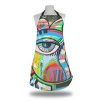 Abstract Eye Painting Apron