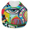 Abstract Eye Painting Baby Bib - AFT closed
