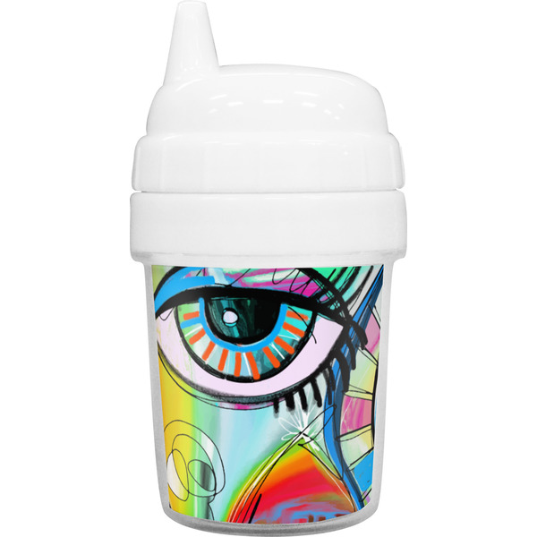 Custom Abstract Eye Painting Baby Sippy Cup