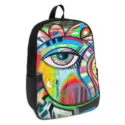 Abstract Eye Painting Kids Backpack