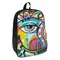 Abstract Eye Painting Backpack - angled view