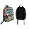 Abstract Eye Painting Backpack front and back - Apvl