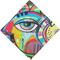 Abstract Eye Painting Bandana - Full View