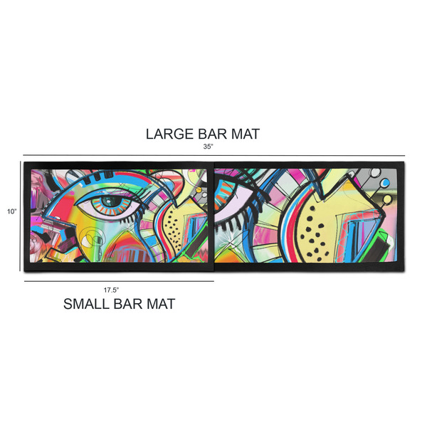 Abstract Eye Painting Bar Mats - Sizing Chart