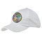 Abstract Eye Painting Baseball Cap - White