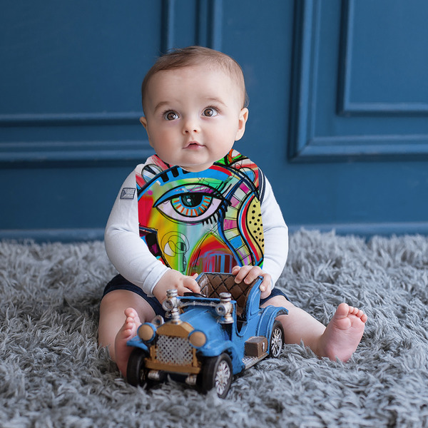 Abstract Eye Painting Bib Lifestyle Boy