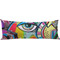 Abstract Eye Painting Body Pillow Horizontal