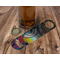 Abstract Eye Painting Bottle Opener - In Use