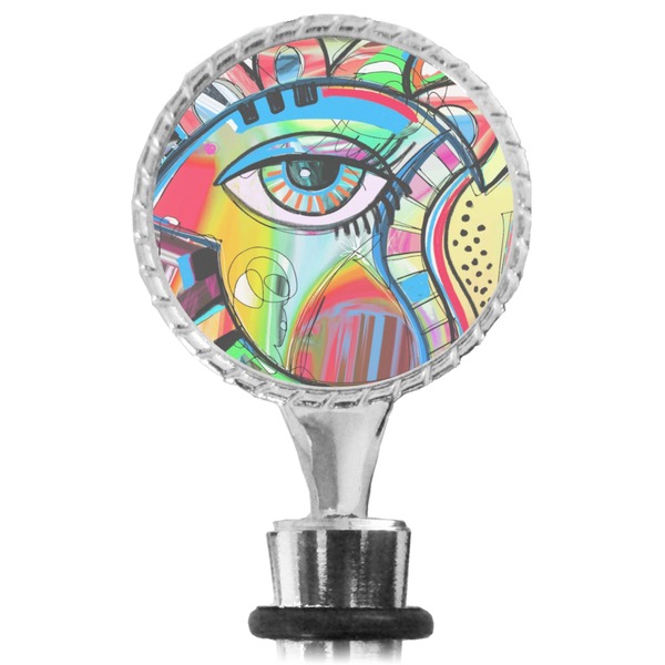 Abstract Eye Painting Bottle Stopper Main View