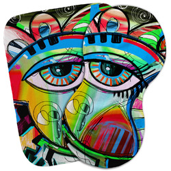 Abstract Eye Painting Burp Cloth