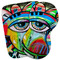 Abstract Eye Painting Burp Cloth