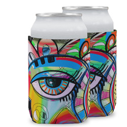 Abstract Eye Painting Can Cooler (12 oz)