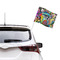 Abstract Eye Painting Car Flag - Large - LIFESTYLE