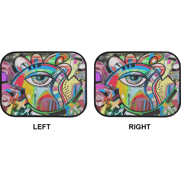 Abstract Eye Painting Car Floor Mats (Back Seat) (Approval)