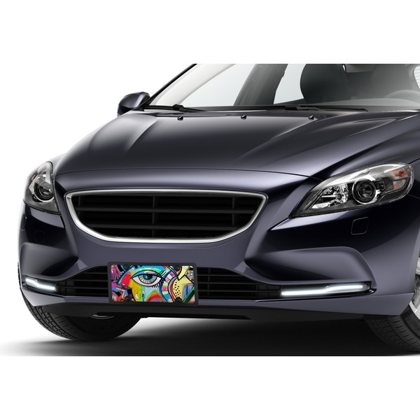 Abstract Eye Painting Car License Plate Lifestyle