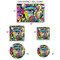 Abstract Eye Painting Car Magnets - SIZE CHART