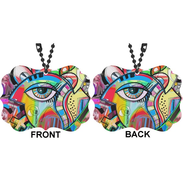 Abstract Eye Painting Car Ornament (Approval)