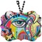 Abstract Eye Painting Car Ornament (Front)
