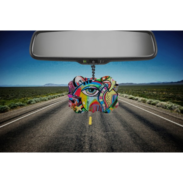 Abstract Eye Painting Car Ornament (Road)