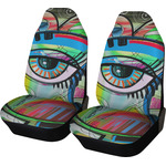 Abstract Eye Painting Car Seat Covers (Set of Two)