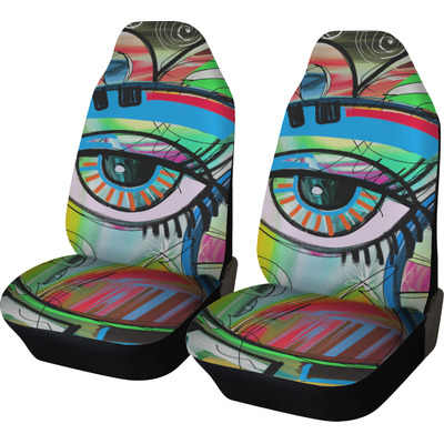 Abstract Eye Painting Car Seat Covers (Set of Two)