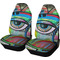 Abstract Eye Painting Car Seat Covers