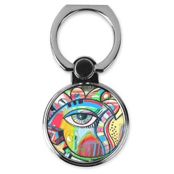 Abstract Eye Painting Cell Phone Ring Stand & Holder