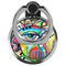Abstract Eye Painting Cell Phone Ring Stand & Holder - Front (Collapsed)