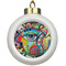 Abstract Eye Painting Ceramic Ball Ornaments Parent