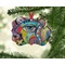 Abstract Eye Painting Christmas Ornament (On Tree)