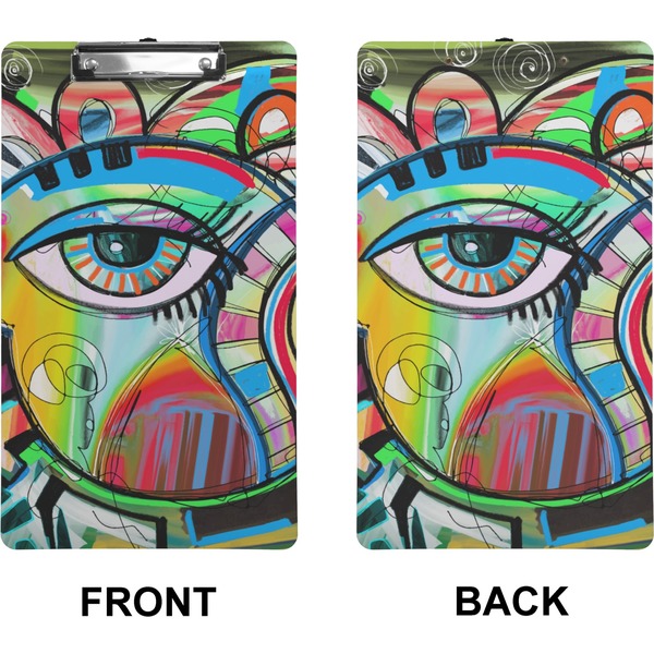Abstract Eye Painting Clipboard (Legal) (Front + Back)