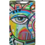 Abstract Eye Painting Clipboard (Legal Size)