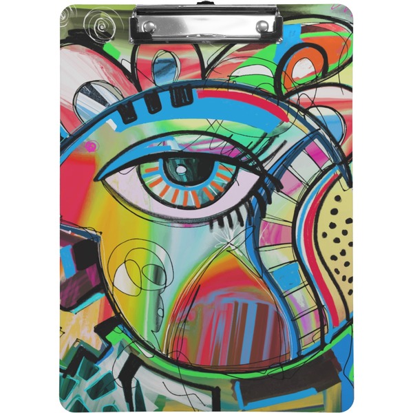 Custom Abstract Eye Painting Clipboard (Letter Size)