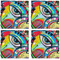 Abstract Eye Painting Cloth Napkins - Personalized Dinner (APPROVAL) Set of 4
