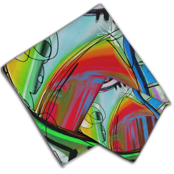 Abstract Eye Painting Cloth Napkins - Personalized Lunch & Dinner (PARENT MAIN)