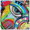 Abstract Eye Painting Cloth Napkins - Personalized Lunch (Single Full Open)