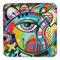 Abstract Eye Painting Coaster Set - FRONT (one)