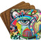 Abstract Eye Painting Coaster Set (Personalized)