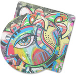 Abstract Eye Painting Rubber Backed Coaster