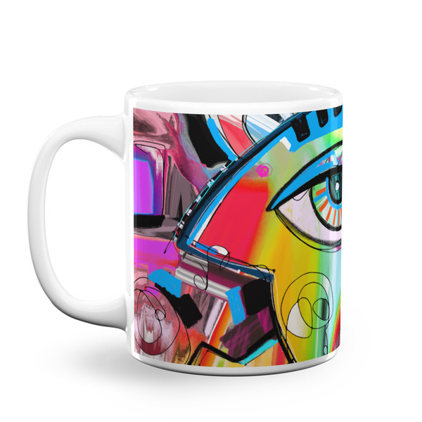 Custom Abstract Eye Painting Coffee Mug