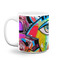 Abstract Eye Painting Coffee Mug - 11 oz - White