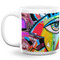 Abstract Eye Painting Coffee Mug - 20 oz - White
