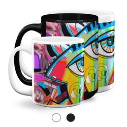 Abstract Eye Painting Coffee Mug