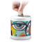 Abstract Eye Painting Coin Bank - Main