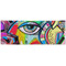 Abstract Eye Painting Cooling Towel- Approval