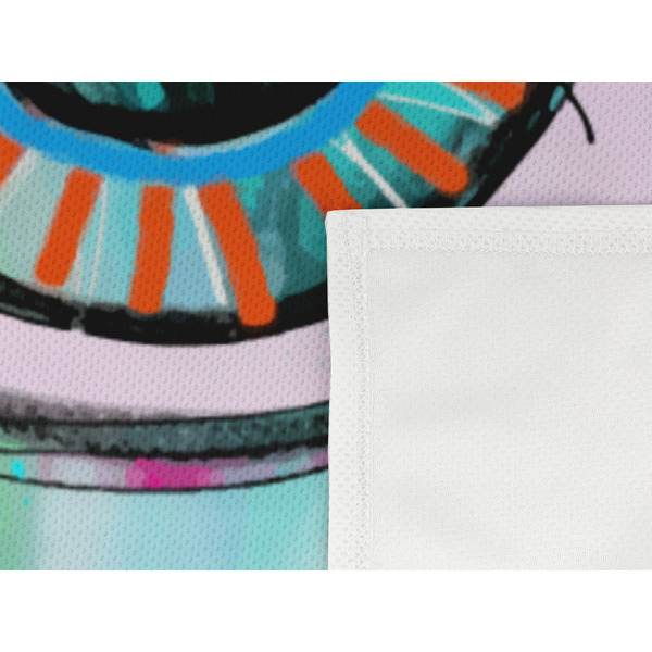 Abstract Eye Painting Cooling Towel- Detail
