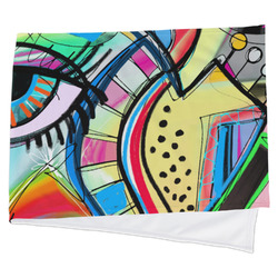 Abstract Eye Painting Cooling Towel