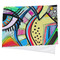 Abstract Eye Painting Cooling Towel- Main