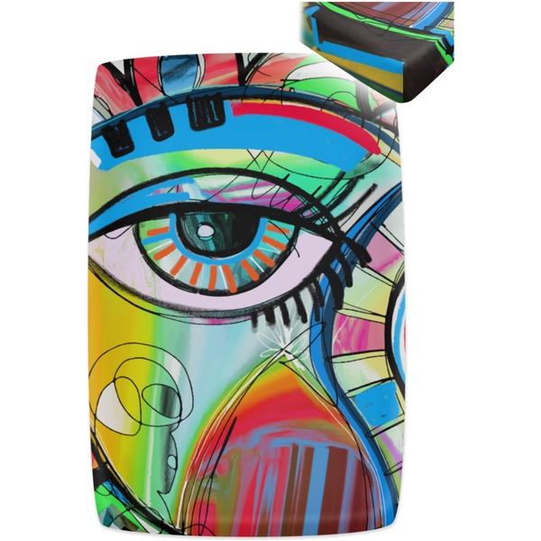 Abstract Eye Painting Crib Fitted Sheet - Apvl