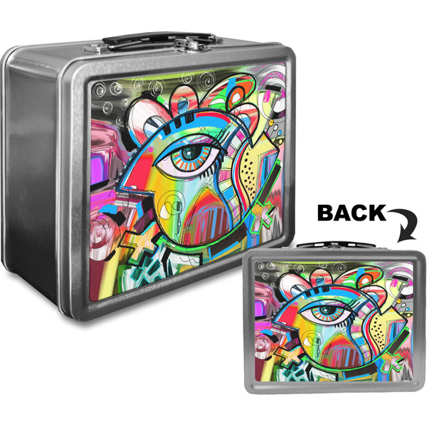 Abstract Eye Painting Custom Lunch Box / Tin Approval